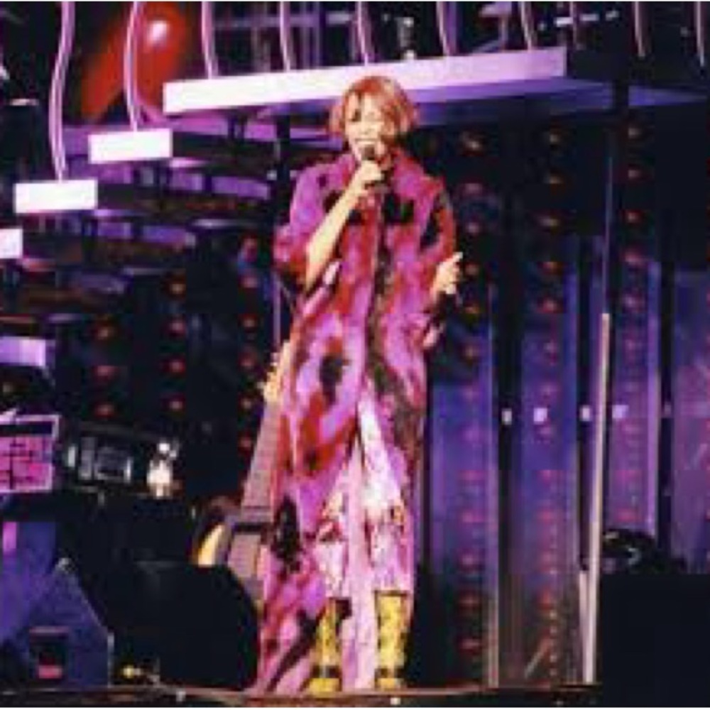 Dolce & Gabbana Fall/Winter 1999 Pink & Black Fur Lapin Tie Dye Rabbit Coat - Picture 10 of 10